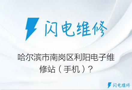 哈尔滨市南岗区利阳电子维修站（手机）?